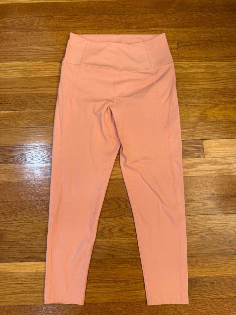 Girlfriend Collective High Rise 23" Inseam Leggings Light Orange - Size Medium
